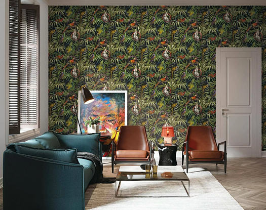 Обои в интерьере артикул 2401-RDV, Dolce Vita, Alessandro Allori Обои в интерьере артикул 2401-RDV, Dolce Vita, Alessandro Allori