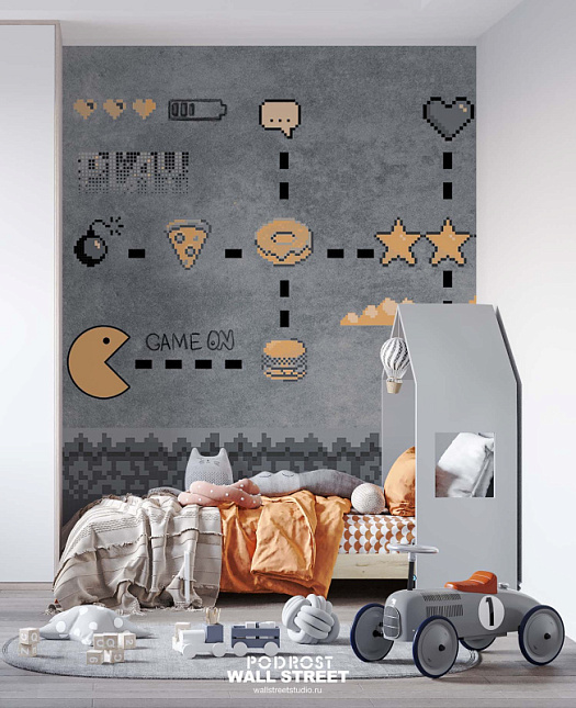 Фотообои в интерьере артикул Podrost 10, PODROST, Wall street Фотообои в интерьере артикул Podrost 10, PODROST, Wall street